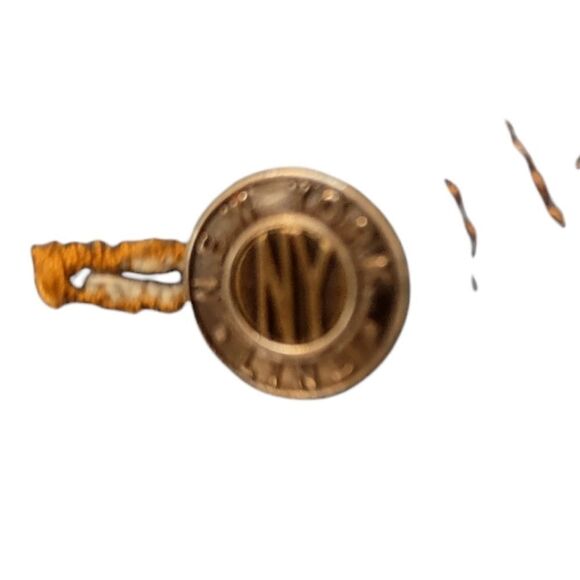 NY Line Jeans Button Front Sleeveless Vest w Pastel Striped Back L - Picture 13 of 13